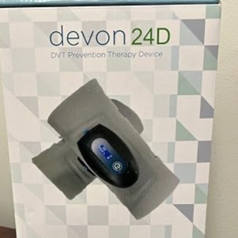 Devon24d DVT Compression Therapy Device - Portable, Rechargeable